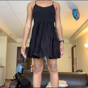 Light and airy black dress